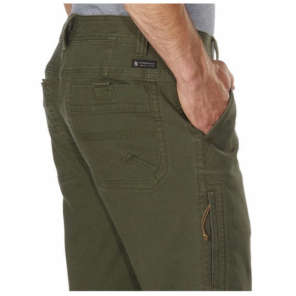 GH BASS Men’s Canvas Pant, Green - Picture 4 of 6